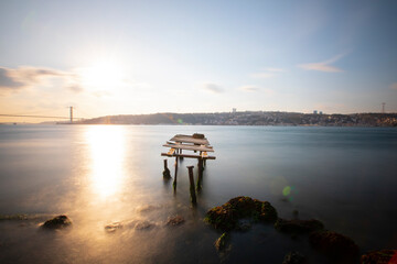 15 july martyrs bridge and istanbul skyline