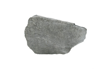 limestone and chert rock isolated on a white background.