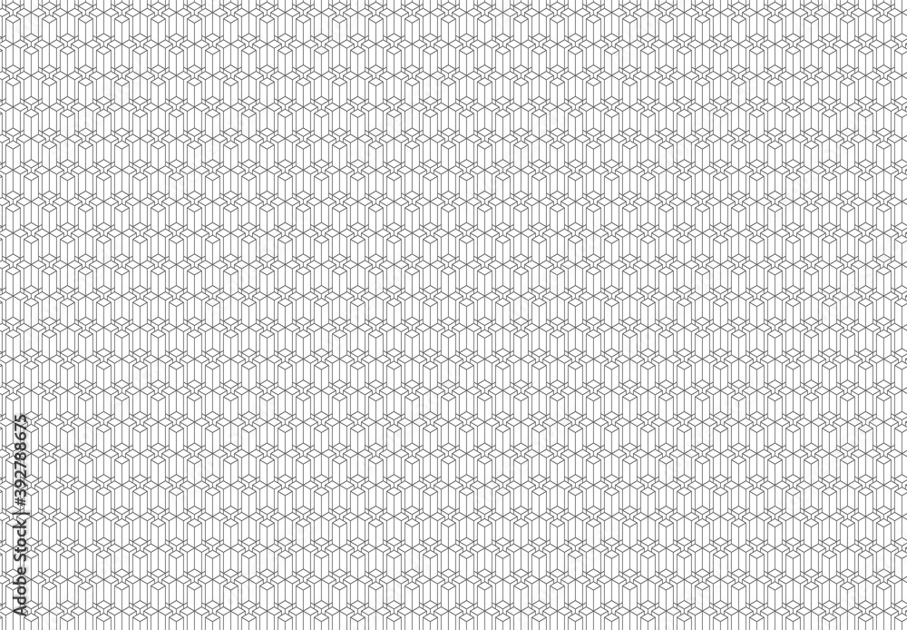 Poster abstract geometric pattern. seamless vector background.