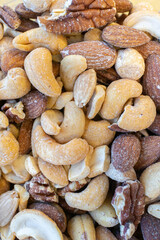 Collection of Nuts - in a bowl ready to eat