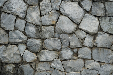 Natural limestone facade. limestone texture on the building wall background.