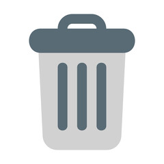 Delete icon vector illustration in flat style for any projects