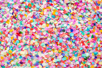 Fototapeta na wymiar colored confetti on white background, color background