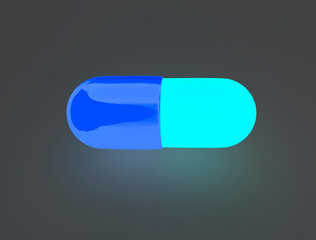 illustration of a pill