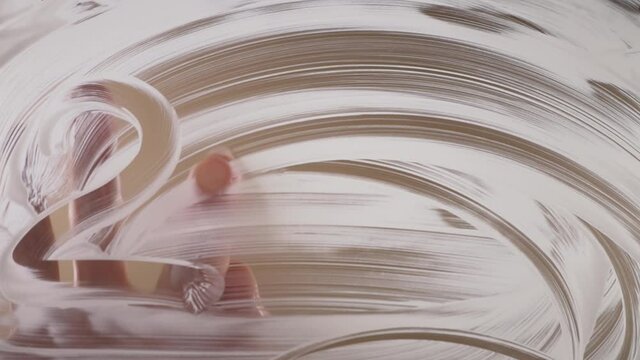 Man writes the numbers 2020 with his finger