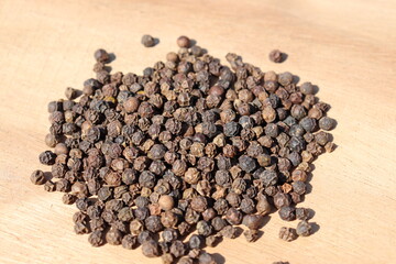 healthy and spicy Black Pepper stock