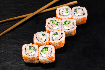 Sushi. Rolls. Nigiri. Maki. Sushi Set