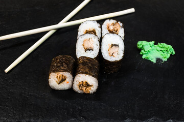Sushi. Rolls. Nigiri. Maki. Sushi Set