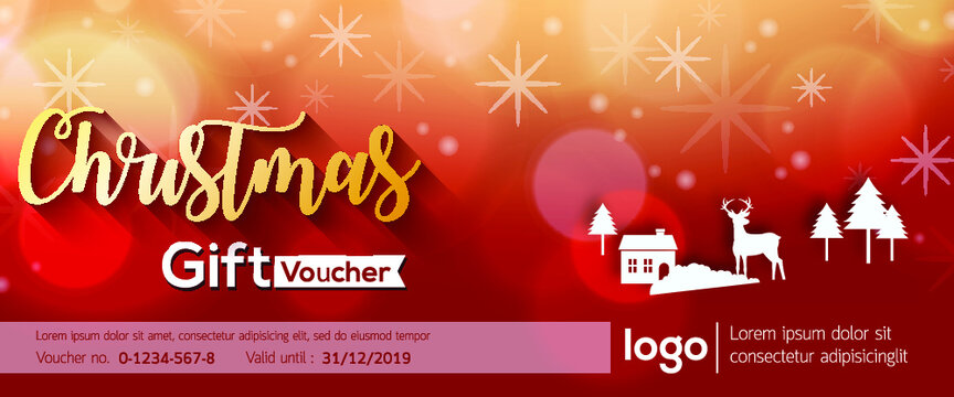 merry christmas and happy christmas gift voucher, offer banner for festivals, big deals card design.