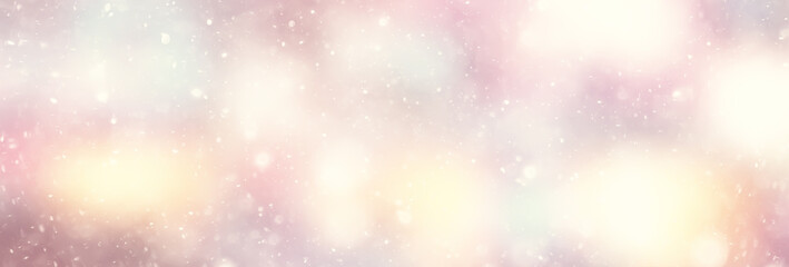 abstract white light blurred snow background, glamor christmas glow design