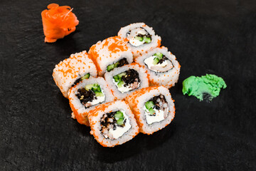 Sushi. Rolls. Nigiri. Maki. Sushi Set