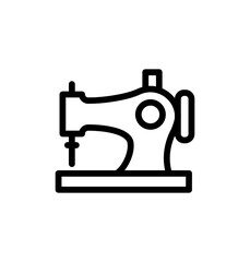 sewing machine icon, vector, design trendy