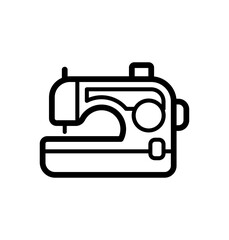 sewing machine icon, vector, design trendy