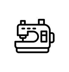 sewing machine icon, vector, design trendy