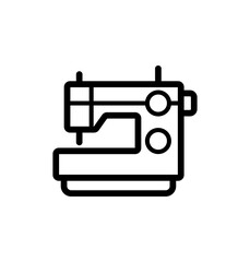 sewing machine icon, vector, design trendy