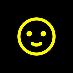 emoticon with a smile face