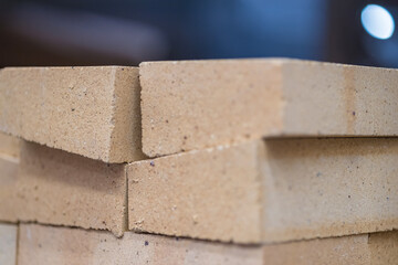Trapezoidal refractory brick (fireclay). It is used for laying stoves and fireplaces in places of...
