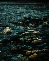 Fototapeta na wymiar Rocks in a stream