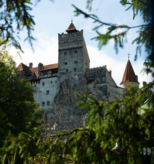 Obraz premium Bran castle known as Dracula's castle, Brasov, Romania
