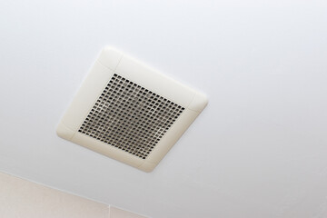 Air intake with dust attached to the grille