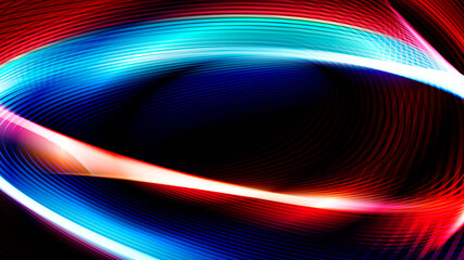 Abstract background with glowing lines.