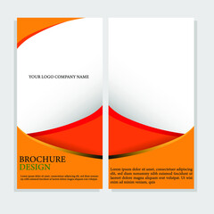 
Brochure or brochure layout template, report cover design background with elegant and simple design