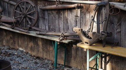 equipment on a farm in Germany