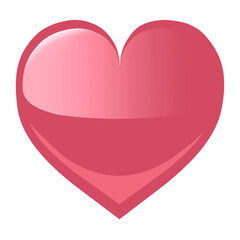 pink metallic  heart 