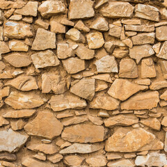 texture of a sandstone wall close-up