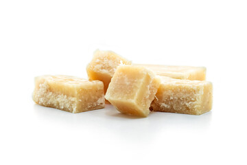 ginger candy isolated on white background