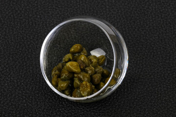 Capers in the bowl