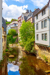 Best of the touristic village Monschau, Eifel region, Germany