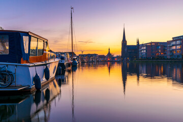 Leidschendam during sunset