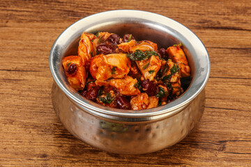 Roasted Chicken breast with bean