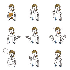 シンプル看護師セット