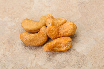 Natural organic Cashew nut heap