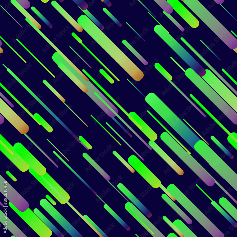 Poster seamless abstract pattern of geometric elements with gradient