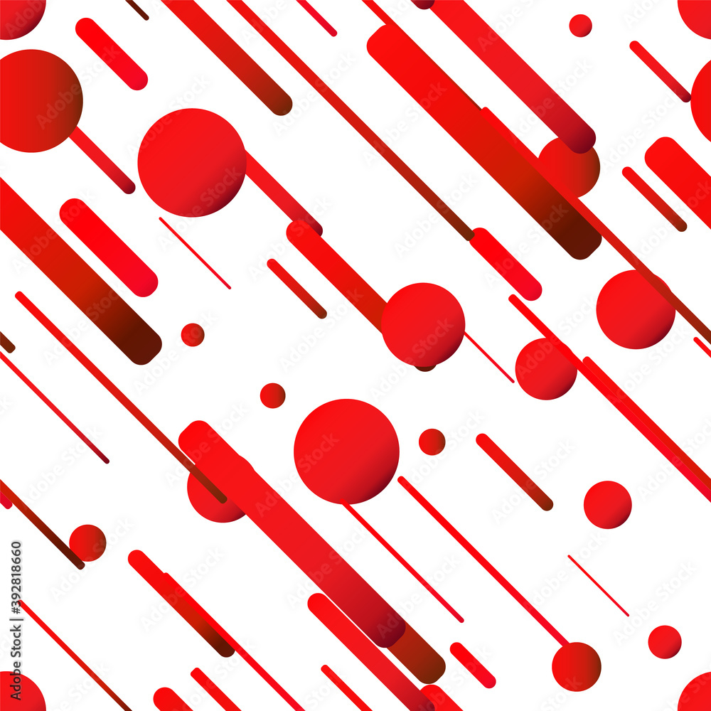 Poster seamless abstract pattern of geometric elements with gradient