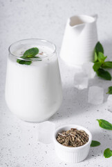 Indian cold drink salty Lassi