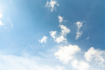 Fototapeta premium White cloud and blue sky