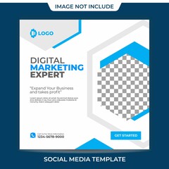 Social Media Template Digital Agency Marketing Banner