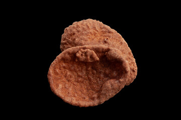 Brown with cocoa cornflakes