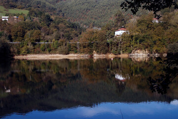 Lake in the Basque Country
