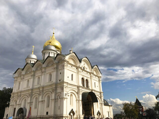 Orthodox cathedrals at Kremlin Palace in Moscow, Russia