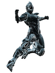 3D render of a robot