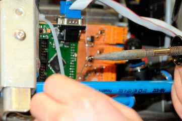 motherboard and circuits of a computer