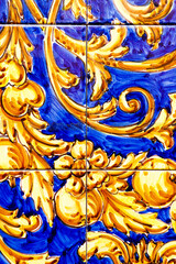 Great for textures Andalusia style wall Azulejos tiles backgrounds
