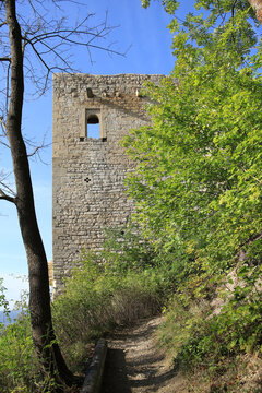 Lobdeburg castle ruins, Jena - Thuringia, Germany