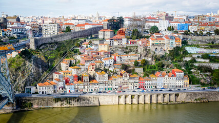 Detail of the city of Porto in Portugal
