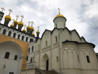 Orthodox cathedrals at Kremlin Palace in Moscow, Russia